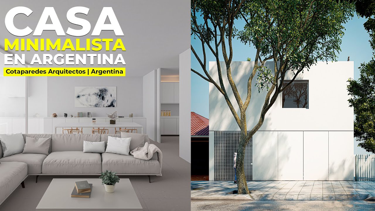 CASA MINIMALISTA en ARGENTINA articulada CON PATIOS Y GRAN MONO-ESPACIO | Cotaparedes Arquitectos