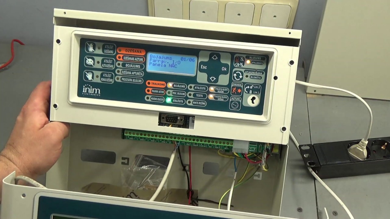 Настройка повторительной панели SmartLine  Inim (remote control panel setup)