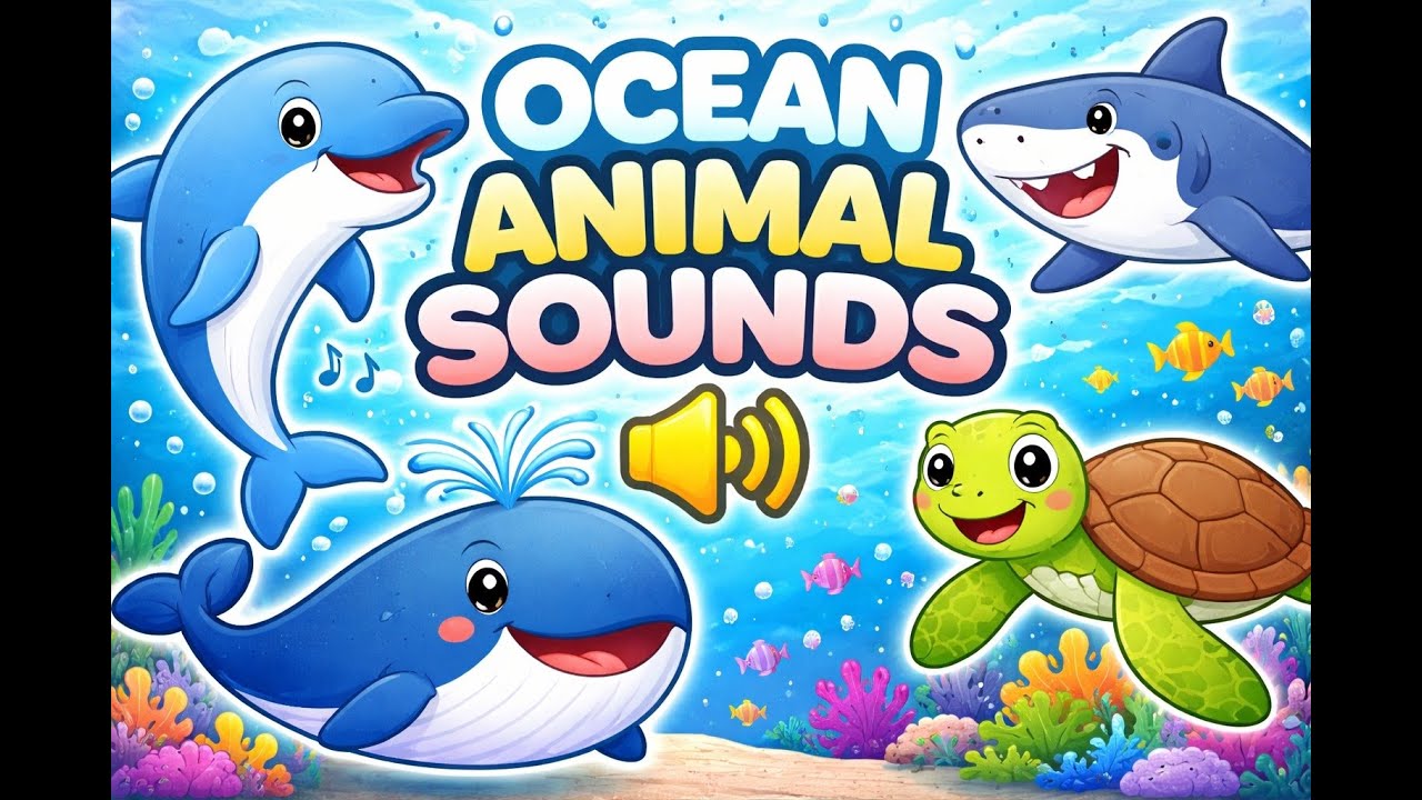 Ocean Animal Sounds for Kids | Guess the Sound | Smart Sprouts