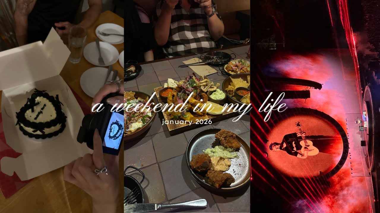 a weekend in january - ed sheeran concert, sister's birthday, hamnet review