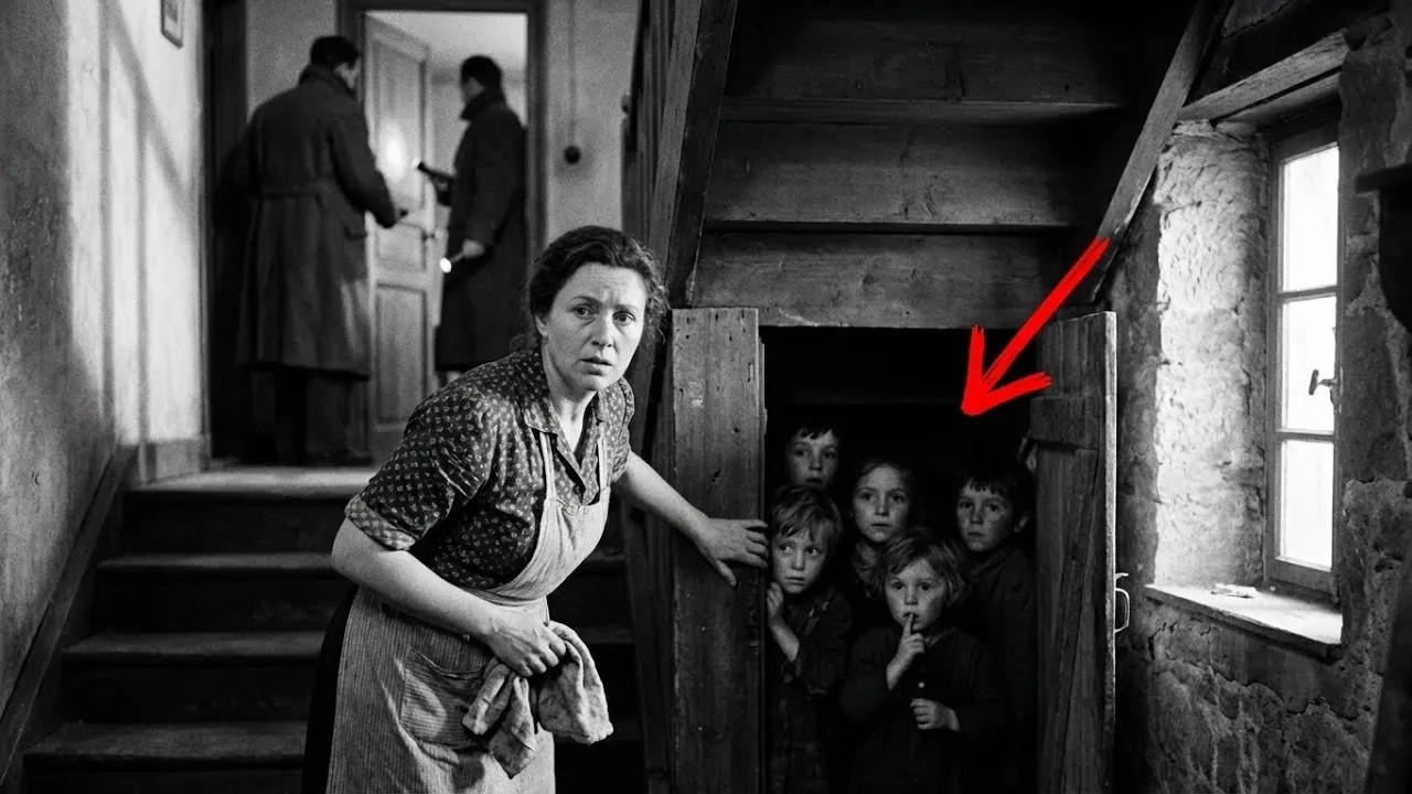 La Gestapo Perquisì la Sua Casa 9 Volte… Senza Sapere che 25 Bambini Erano Nascosti sotto la Scala