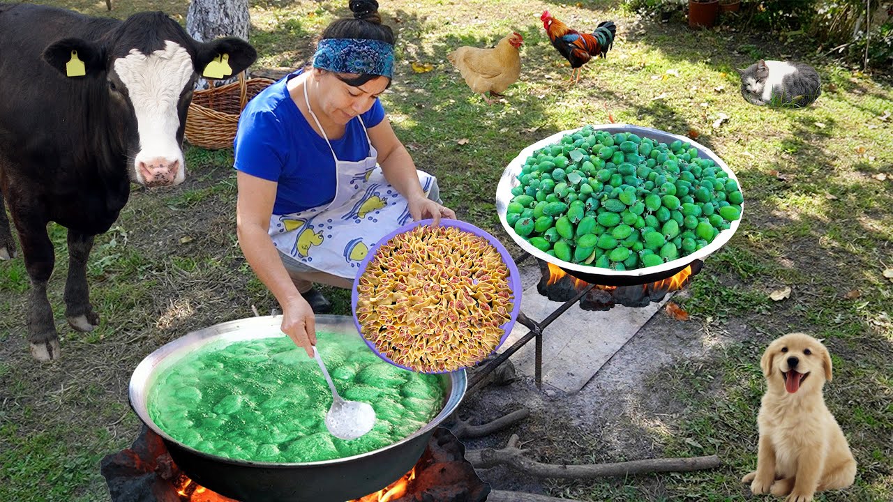 Сбор цитрусовых в нашем саду | Приготовление традиционных турецких мантов | Осень в деревне
