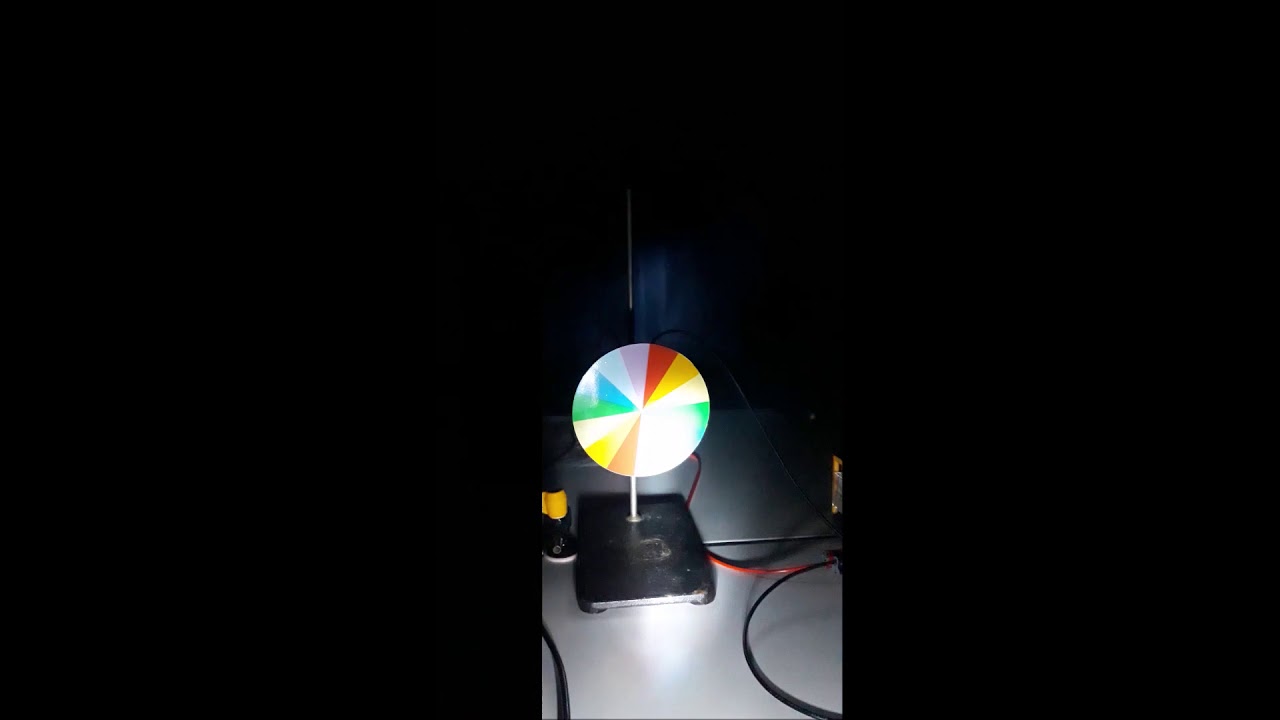 Disque de newton + stroboscopie