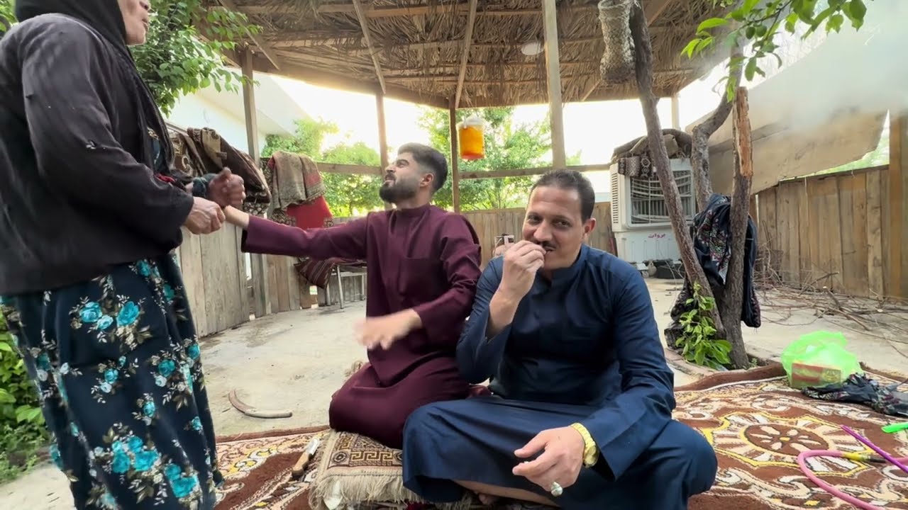 ريف العراق صلاح الدين قريه الحجاج مع سنفور الحجاج وام سنفور مشاهده ممتعه