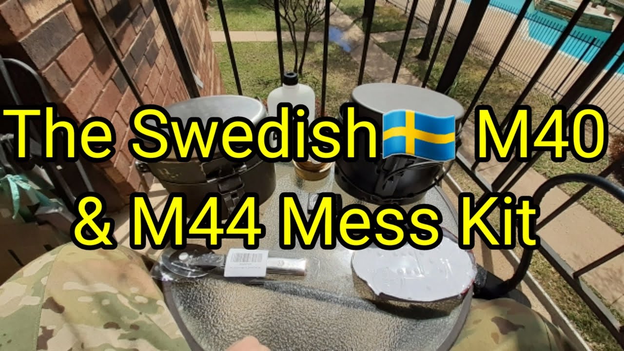 (208) 🔥🏕The Swedish 🇸🇪 M40 & M44 Mess Kit