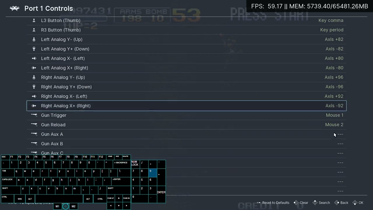 Setting keyboard wasd from main menu for Retrobat and Batocera (PS1, FBNeo,.. Retroarch support)