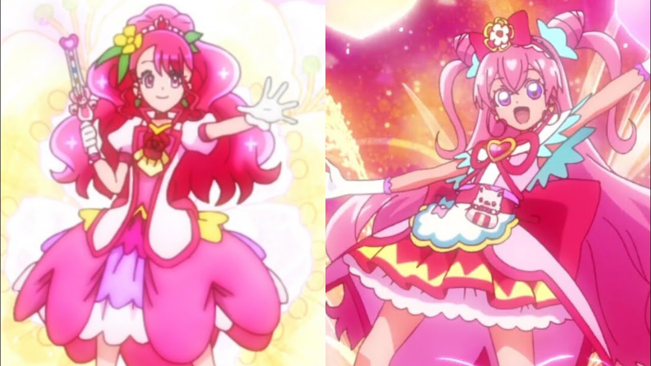 Delicious Party & Healin’ Good Pretty Cure: Cure Grace & Cure Precious Dual Transformation