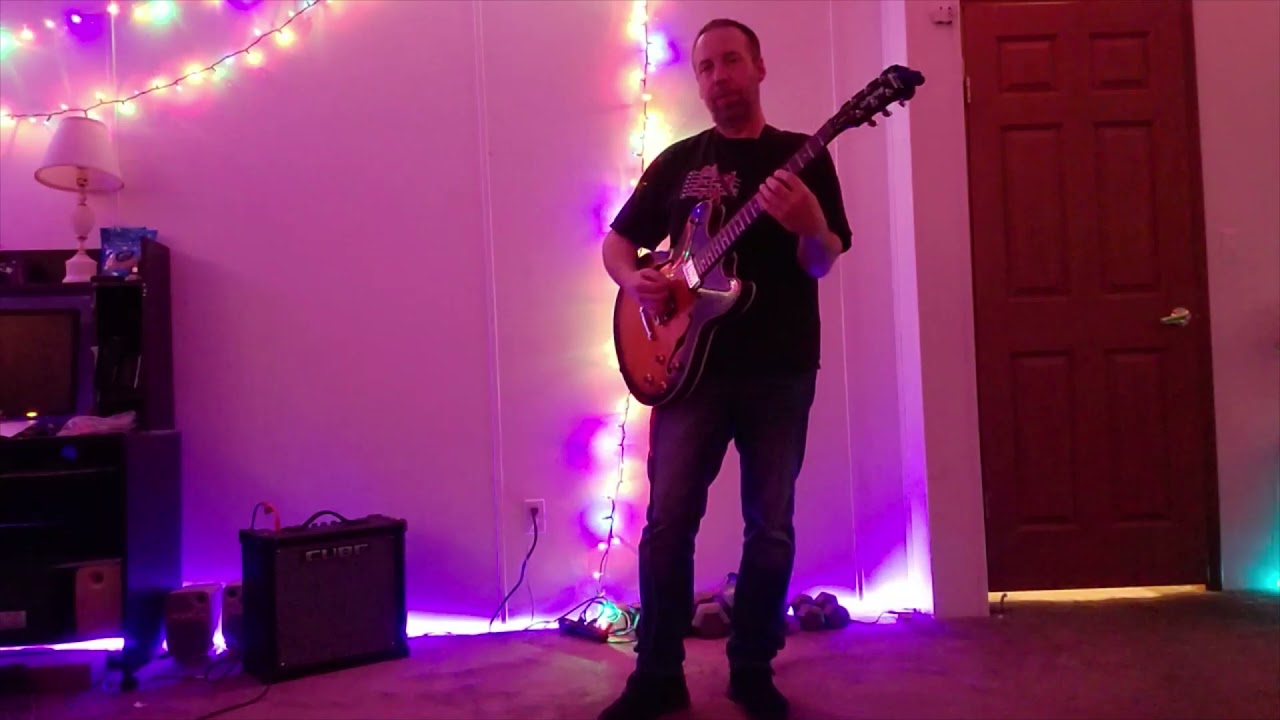 Oscar Schmidt OE30 with GFS Alnico II Classic pickups