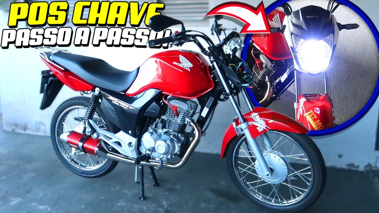 COMO INSTALAR P&Oacute;S CHAVE NO FAROL DA START FAN E TITAN 160 SEM CORTAR FIO &lsaquo;&lsaquo; Maycon Arag&atilde;o &rsaquo;&rsaquo;