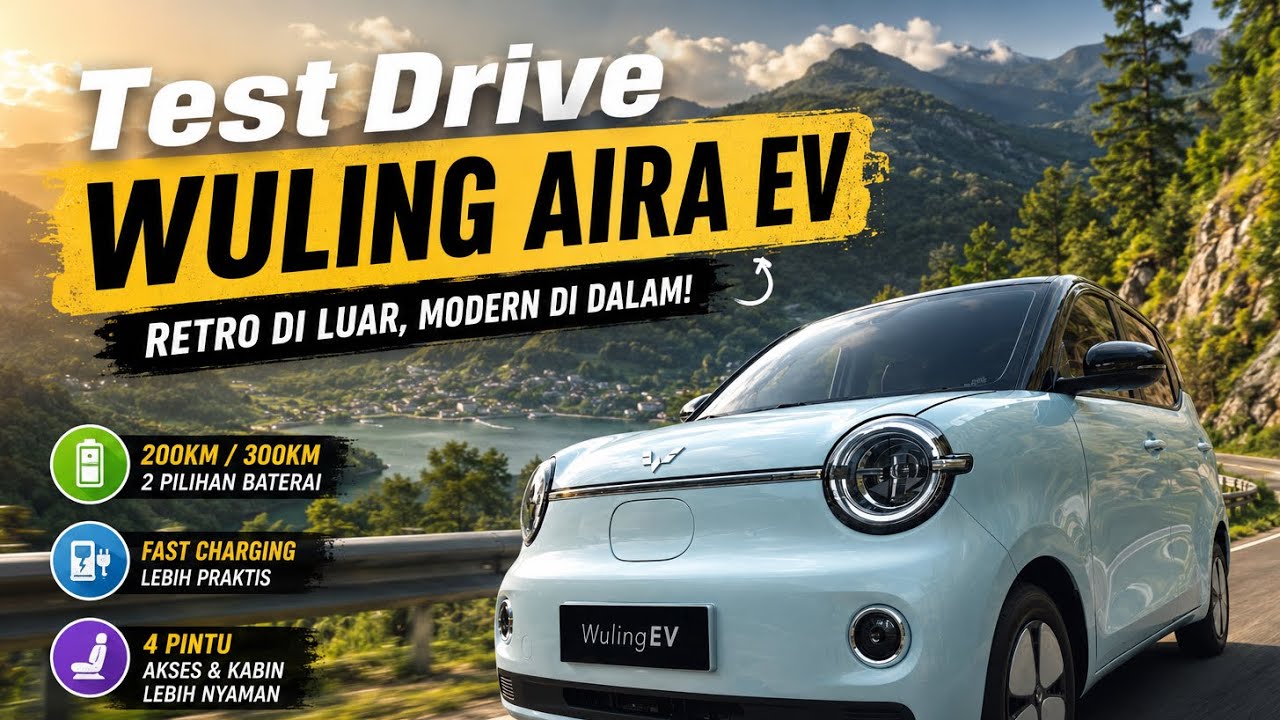 Wuling Aira EV | Interior dan Test Drive