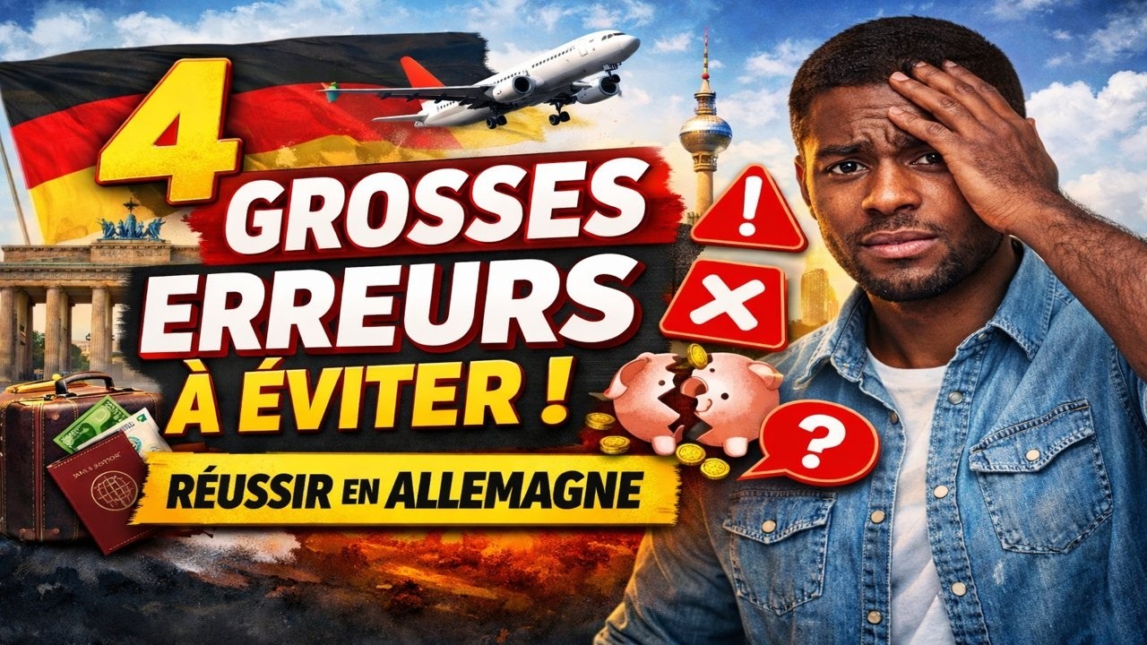 Venir en Allemagne : 4 erreurs que font beaucoup d’Africains