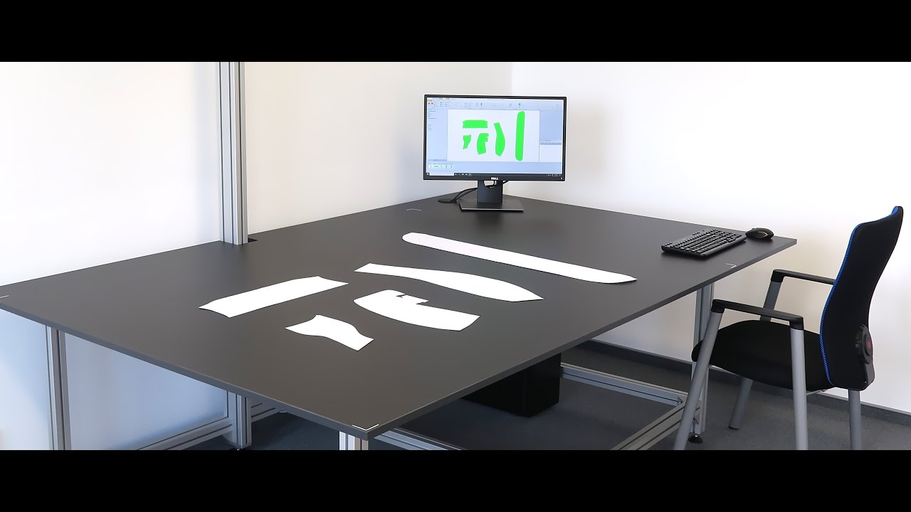 Photo-digitizer for automotive and upholstery templates