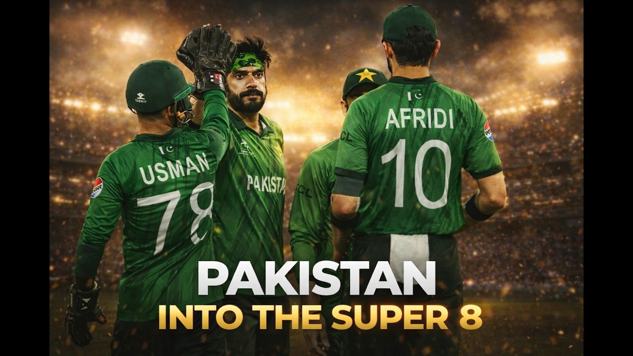 Pakistan into the super 8s - Sahibzada Farhan you beauty 💪
