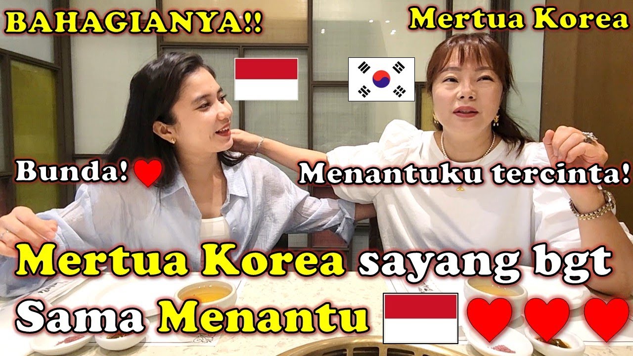 MERTUA KOREA SAYANG BANGET SAMA MENANTU INDONESIA! SUAMI KOREA MALAH DILUPAKAN SAMA MAMANYA WKWK