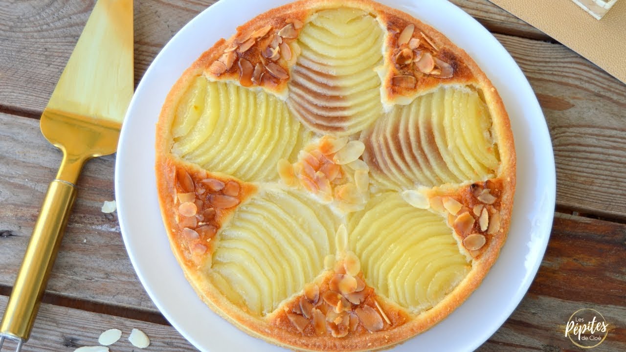 Tarte bourdaloue | Poires et amandes CAP PÂTISSIER