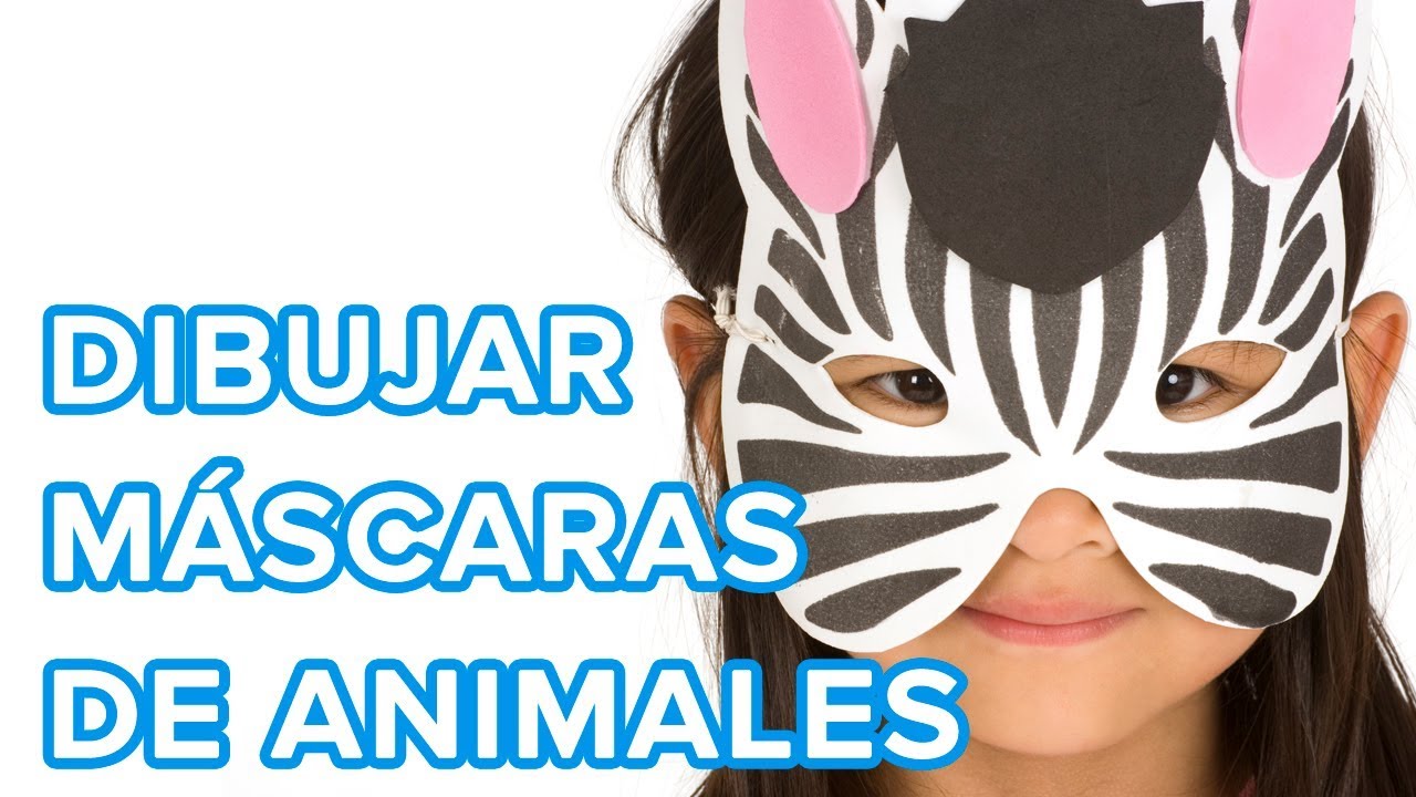 Cómo dibujar máscaras de animales para carnaval | 7 ideas muy fáciles para disfraces de carnaval