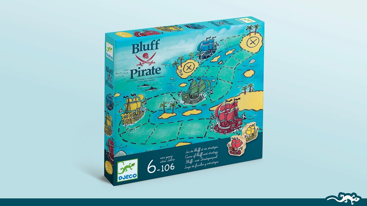 DJECO - Bluff pirate - Un juego de apuestas (DJ08417)