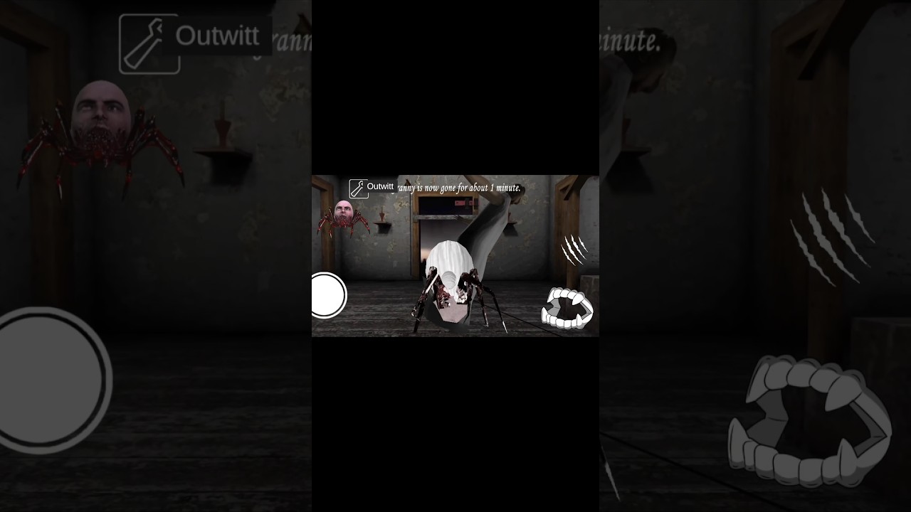 Playing as Angelina Spider in Granny 1.8 Mod || Outwitt Mod Menu