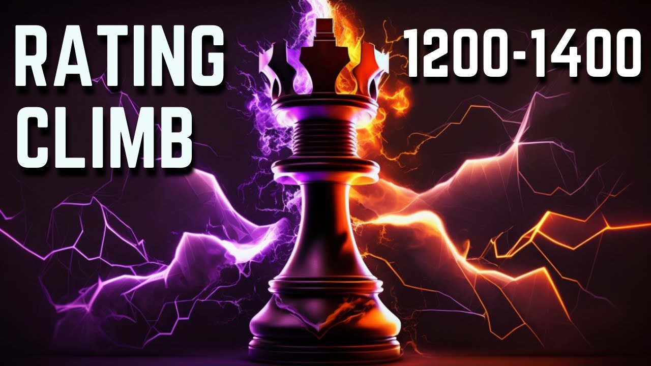 Chess Rating Climb - 1200-1400 Rating Range - How To Win At Chess-Chess Strategy And Thought Process