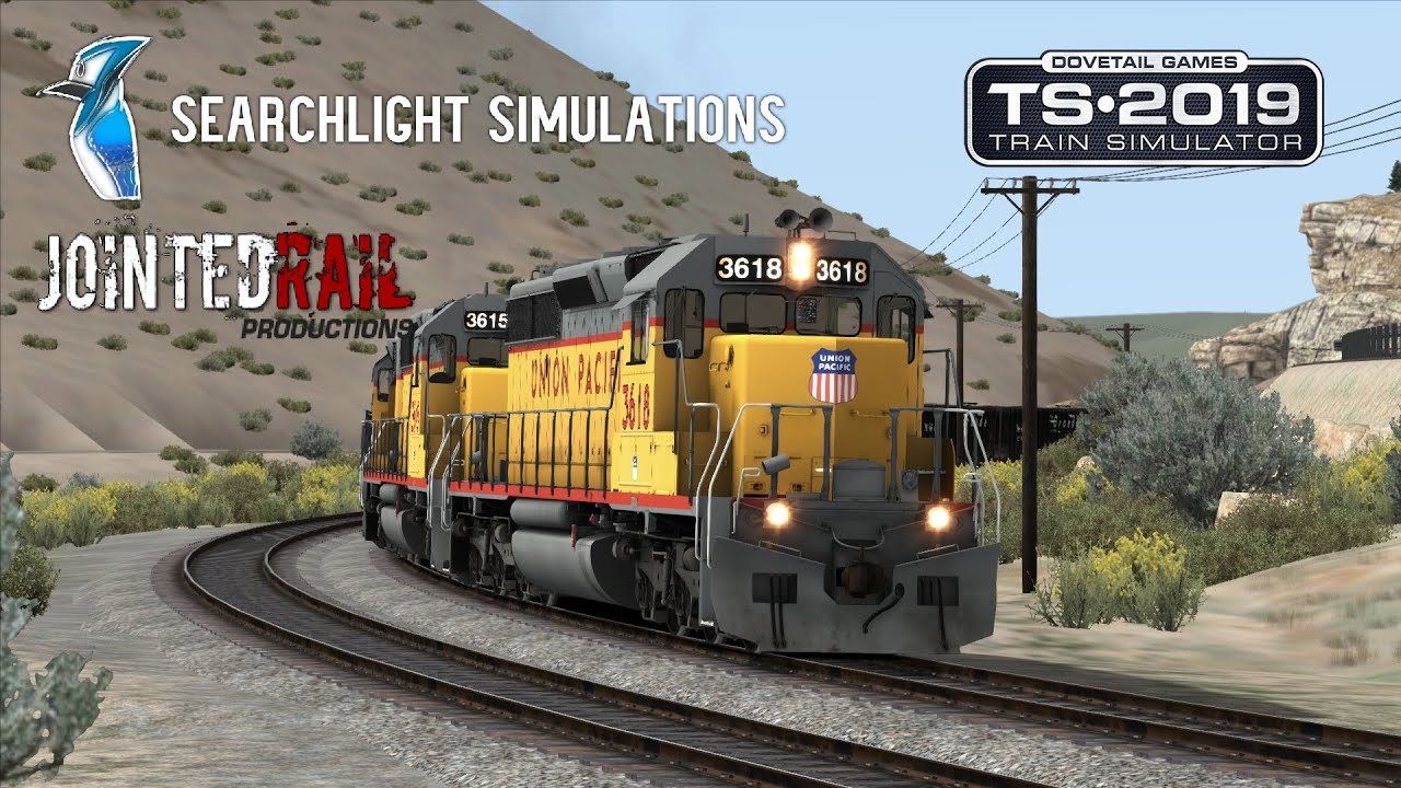 Train Simulator Review:  Jointed Rail/Searchlight Simulations SD40-2