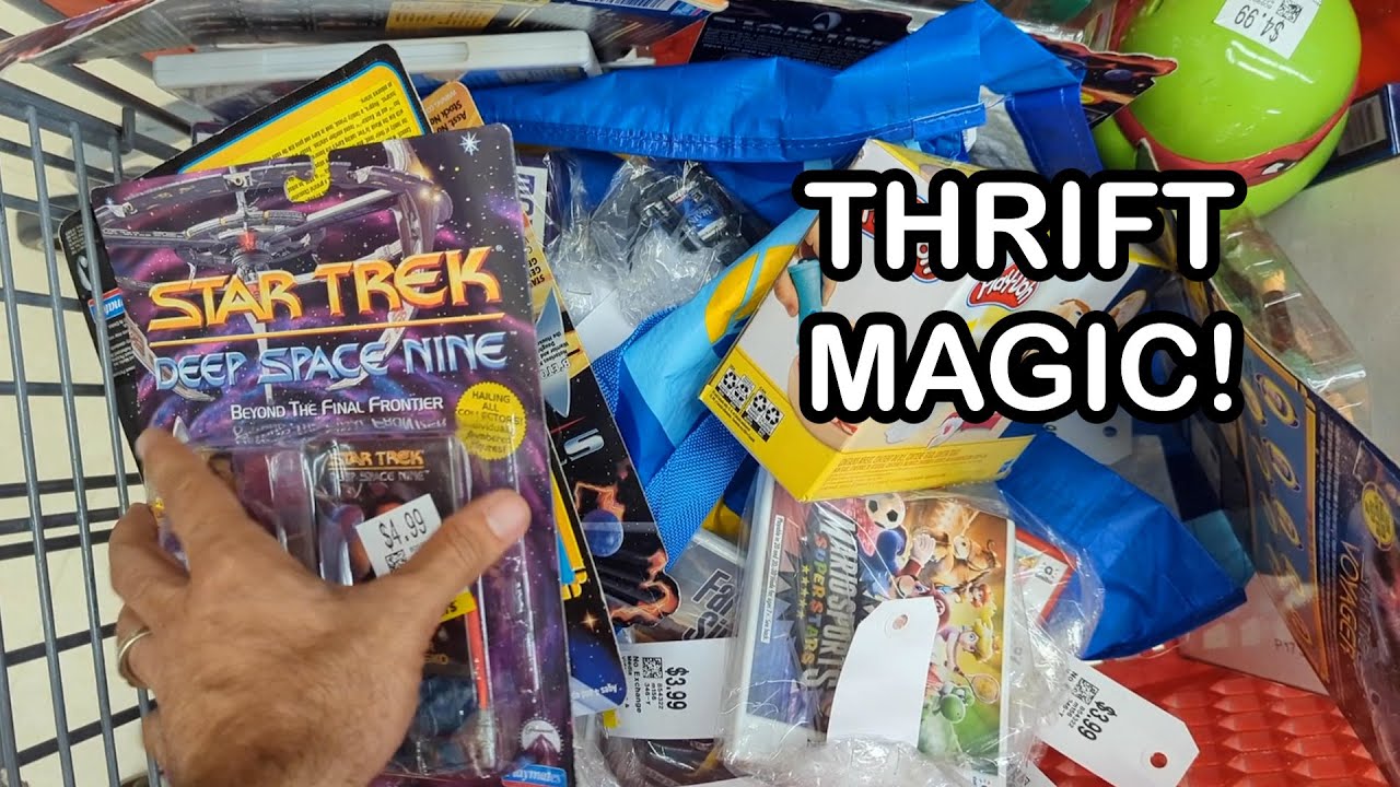 Filling up my Cart at the Thrift Store - Thrift to Collect #9