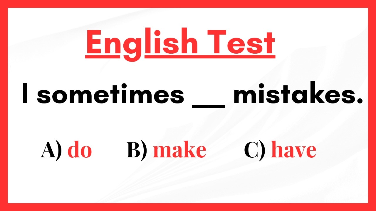 Master Your Skills: 35-Question English Grammar Test