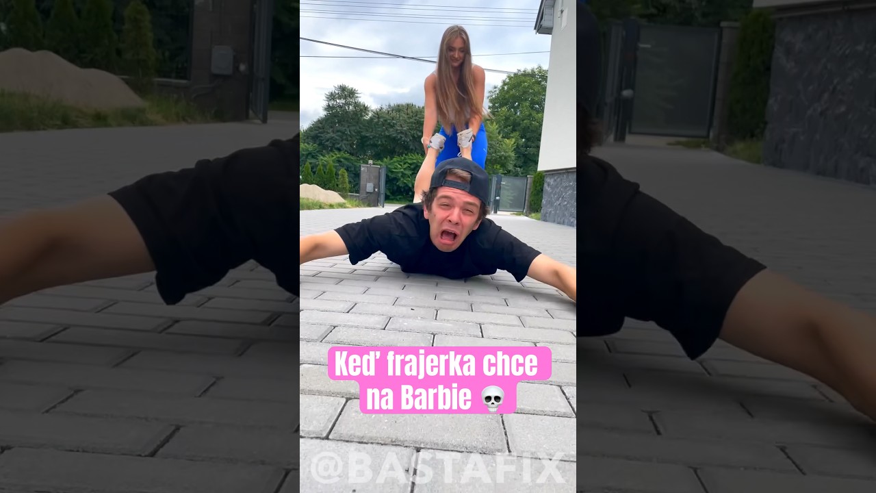 Kto sa v tom vid&iacute;?🤔 #BastaFix #Barbie #Parodia #Vtip #frajerka #frajer #komedia #kino #Slovensko