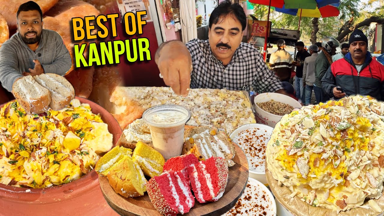 MAGICAL Street Food of KANPUR | Most Delicious Street Food of KANPUR | Indian Street Food