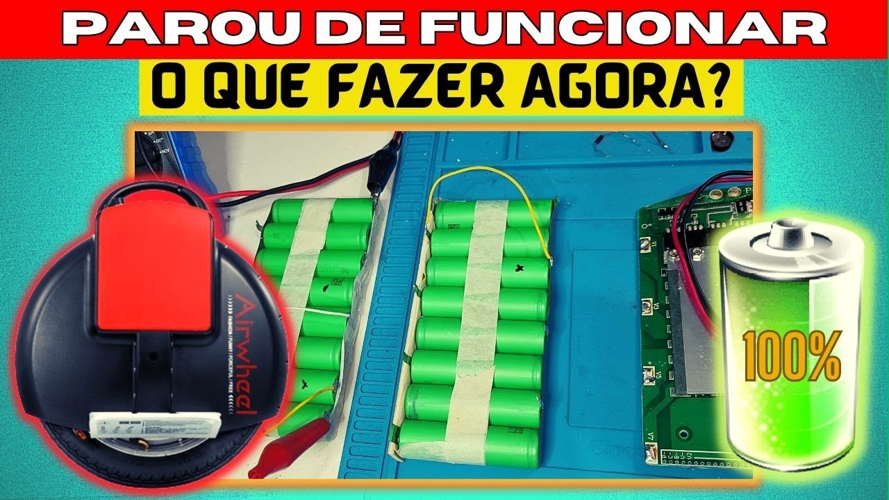PROBLEMA NA BATERIA DO MONOCICLO AIRWHEEL X3