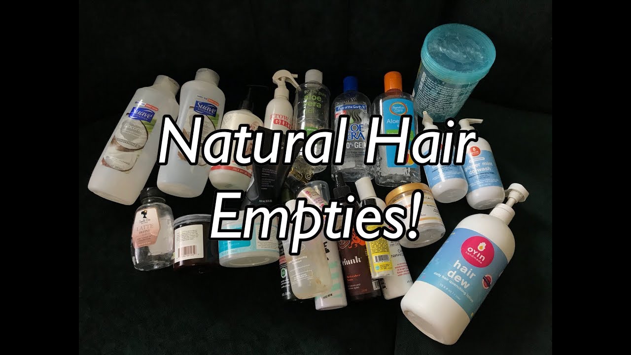 Massive Natural Hair Empties and Mini Reviews!!