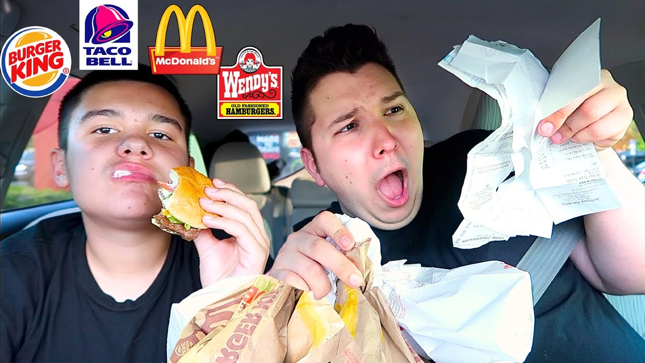 Letting The Person in FRONT of Me DECIDE What I Eat for 24 HOURS!