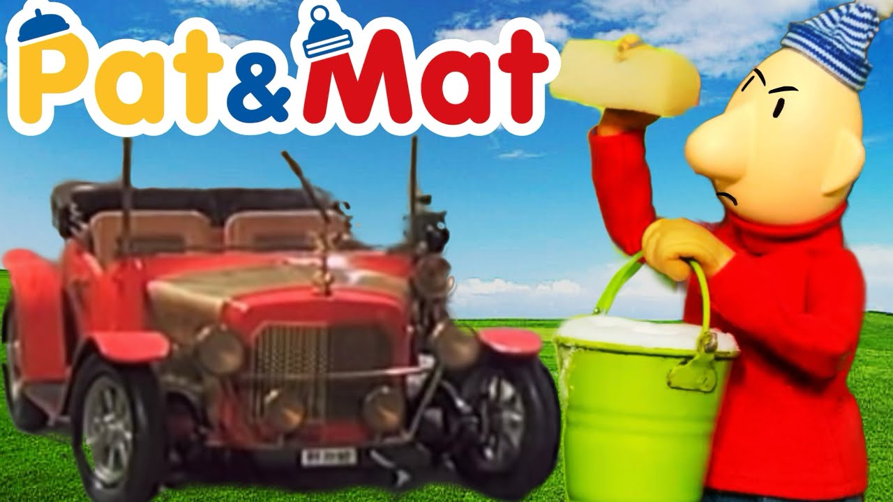 PAT A MAT MYJÍ ŠPINAVÉ AUTO