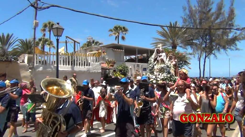 PROCESIÓN MARITIMA VIRGEN DEL CARMEN  MOGÁN A ARGUINEGUÍN 03 08 2014 GONZALO
