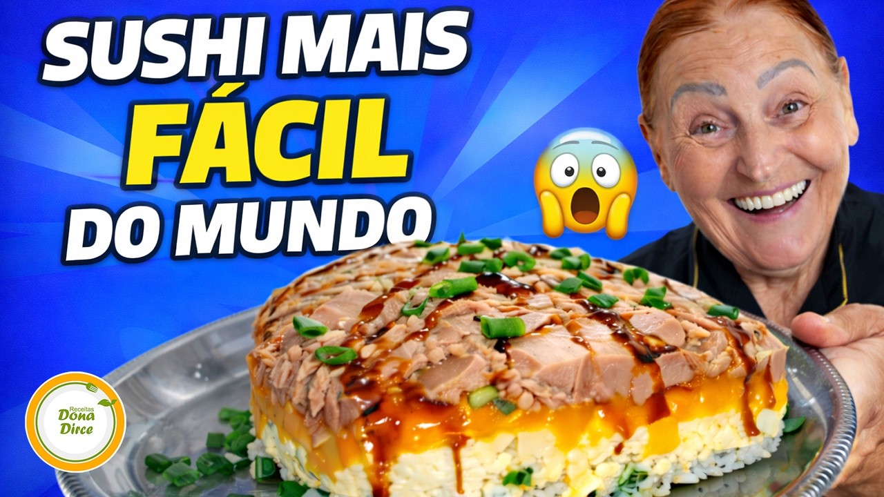 ESSE SUSHI DE PREGUIÇOSO ESTÁ VIRALIZANDO 😱🍣 Como Fazer Sushi Sem Enrolar 😱 #1313