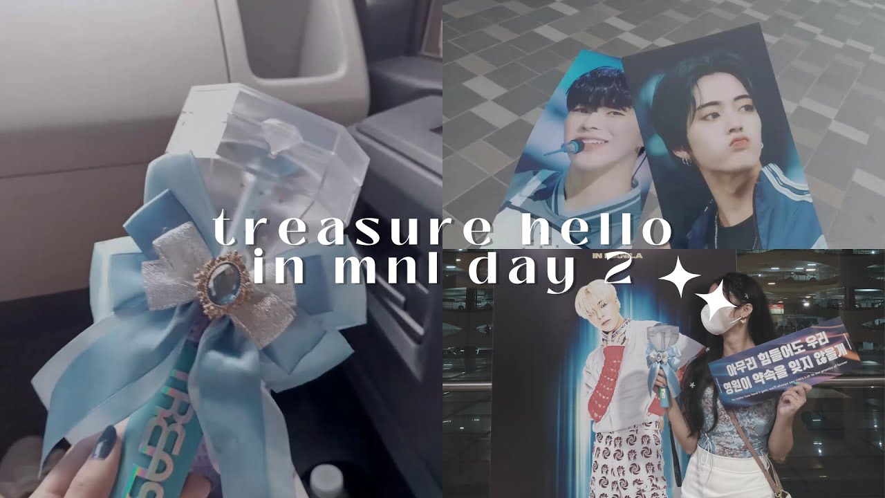 treasure hello in manila day 2 concert vlog 💎