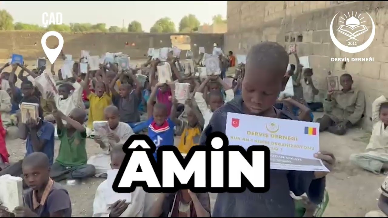 Cuma Günü Çad'da Kur’an-ı Kerim Dağıtımı / Derviş Derneği