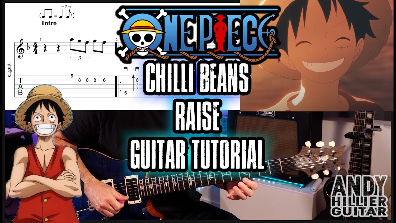 One Piece Chilli Beans Raise Guitar Tutorial, концовка 19