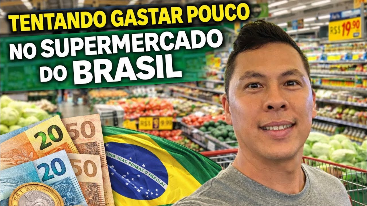 TENTANDO GASTAR POUCO NO SUPERMERCADO DO BRASIL