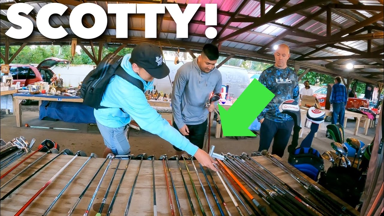 We Almost SOLD OUT Of Golf Clubs At The FLEA MARKET