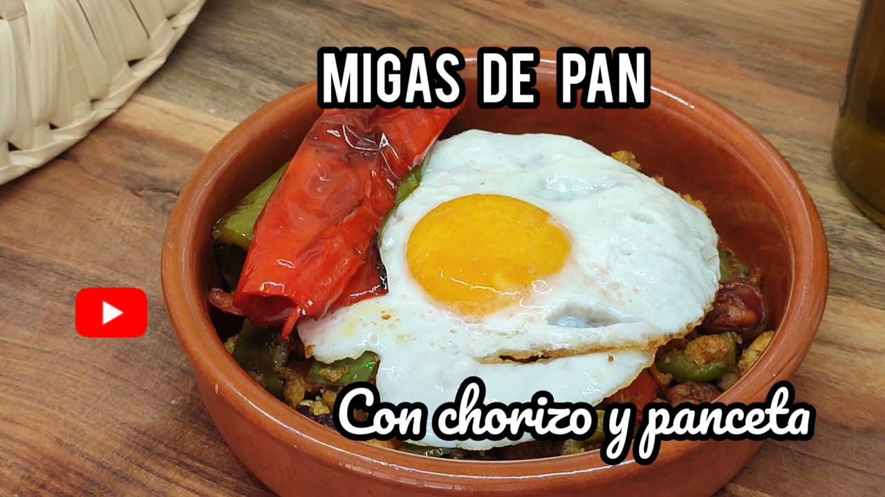 NUNCA TIRES EL PAN DURO | MIGAS DE PAN TRADICIONALES CON CHORIZO