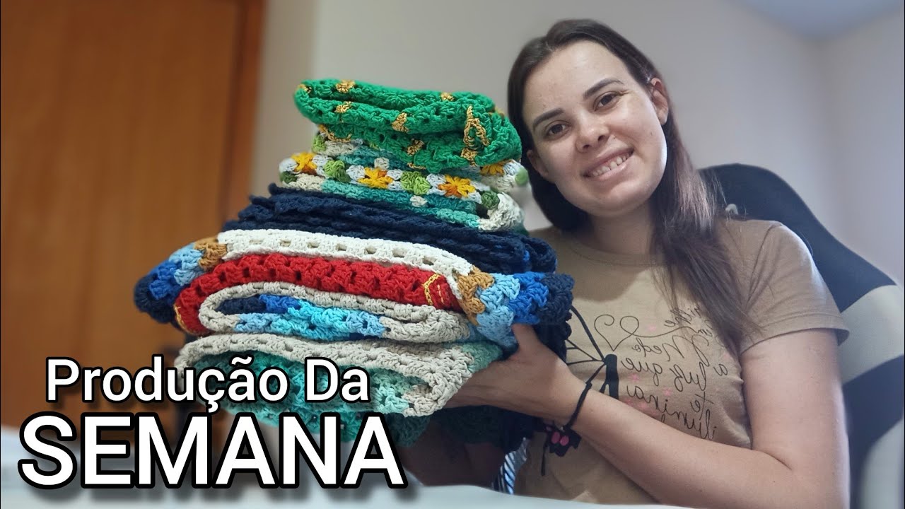 Uma Semana Inteira Comigo// Ateliê De Crochê #crochet #croche #vlog 