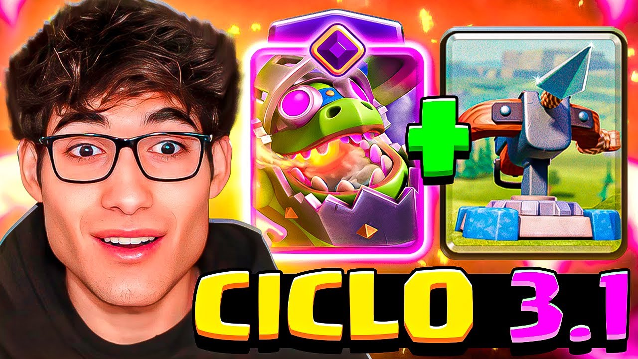 LO NUNCA VISTO, DRAGÓN INFERNAL EVO Y BALLESTA EN UN MISMO MAZO EN CLASH ROYALE 🗿🔥