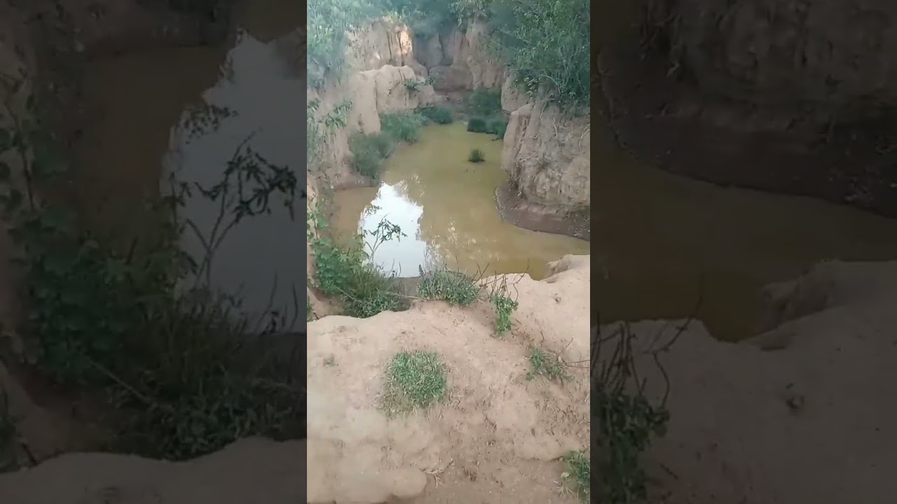 This is the effect of sand mining#village #africa