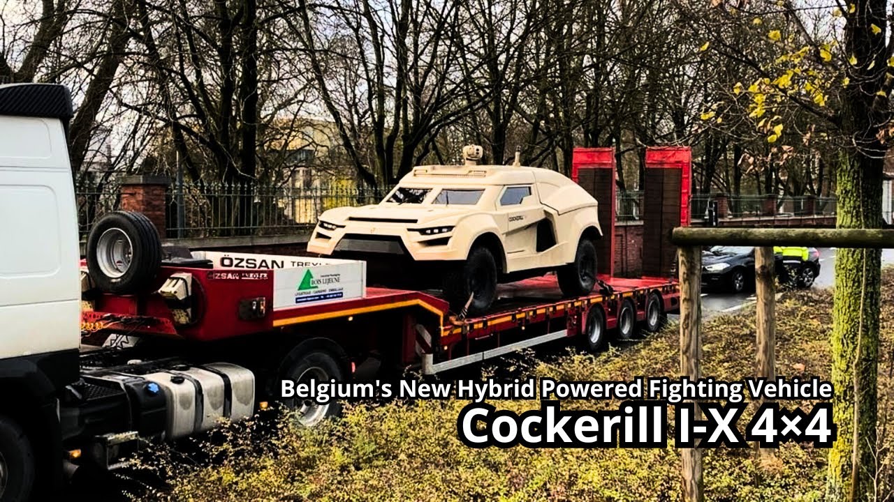 Cockerill I-X 4×4 Futuristic Interceptor - Belgium's New Hybrid Powered Fighting Vehicle