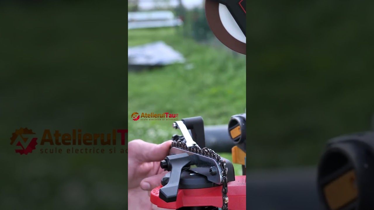 Care este diferenta dintre masina de ascutit lanturi si clasica pila? #atelierultauro #fyp #shorts