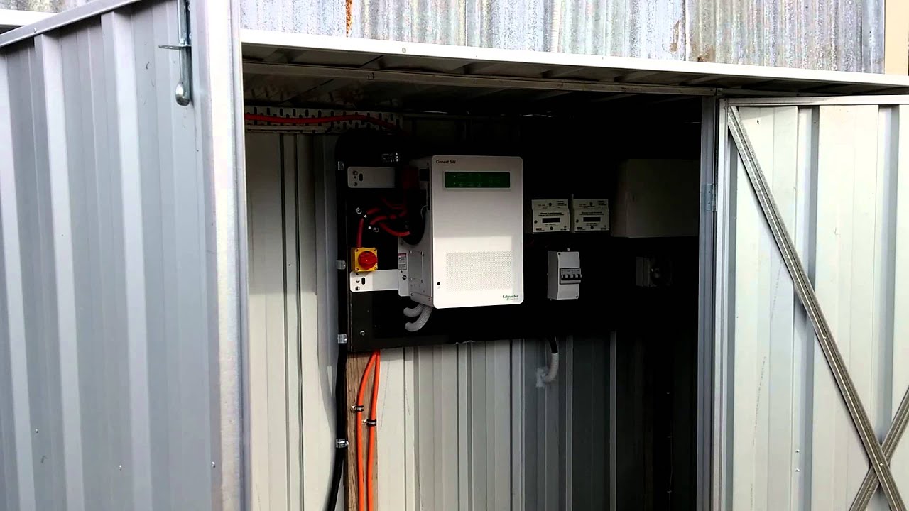 4kw off the grid Solar setup in progress