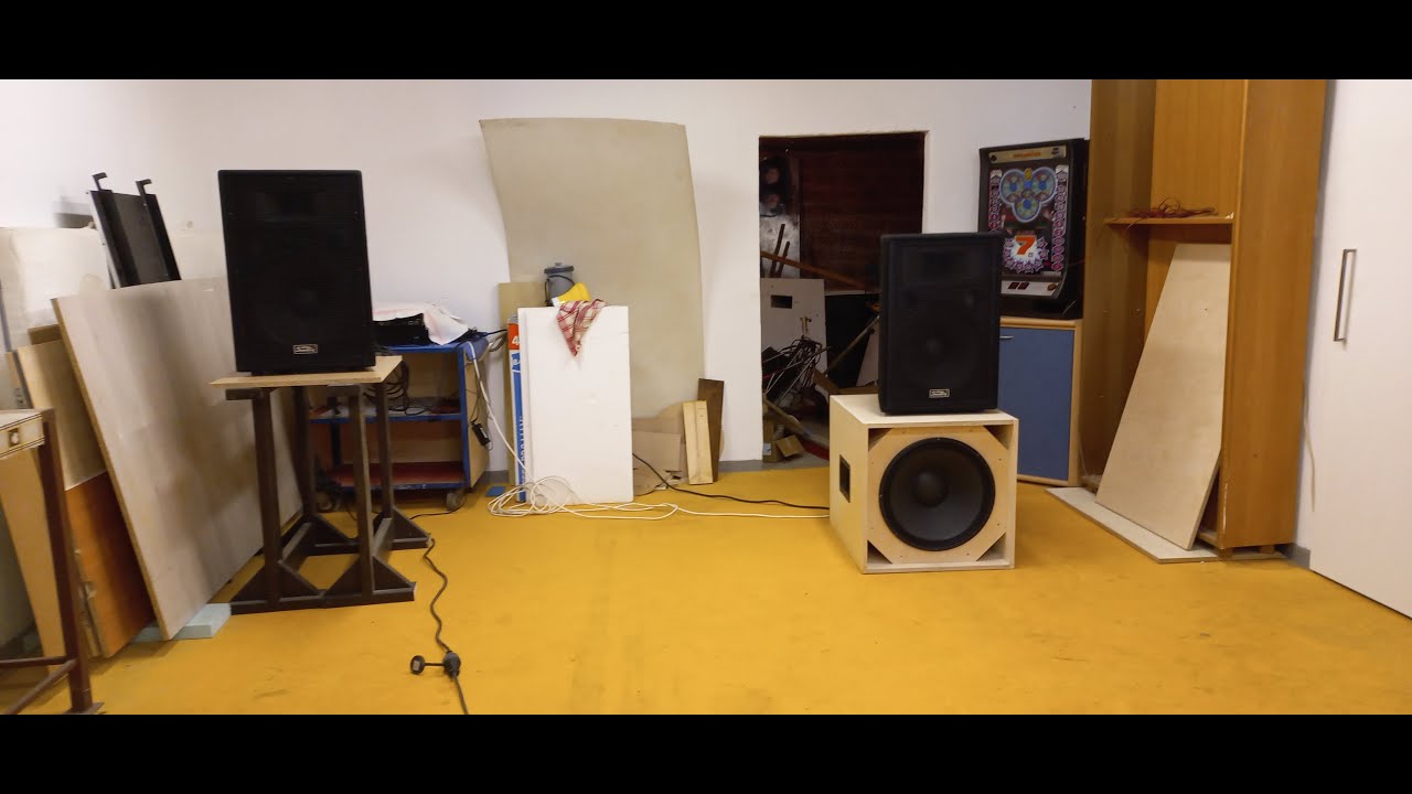 Master Auido LSN 18/8,Sounkding J215,T amp E-800,T amp TA 240 Teszt beltéren alig hajtva