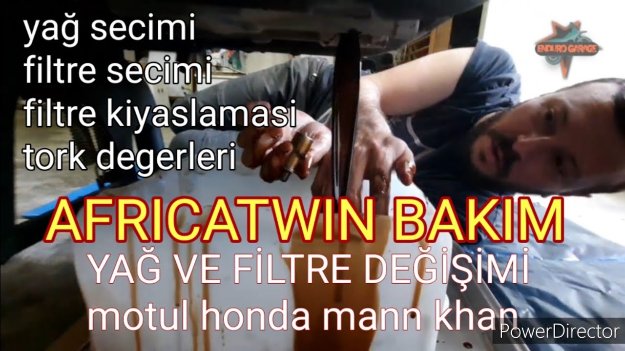 AfricaTwin yağ ve yağ filtre değişimi, filtre kıyaslaması