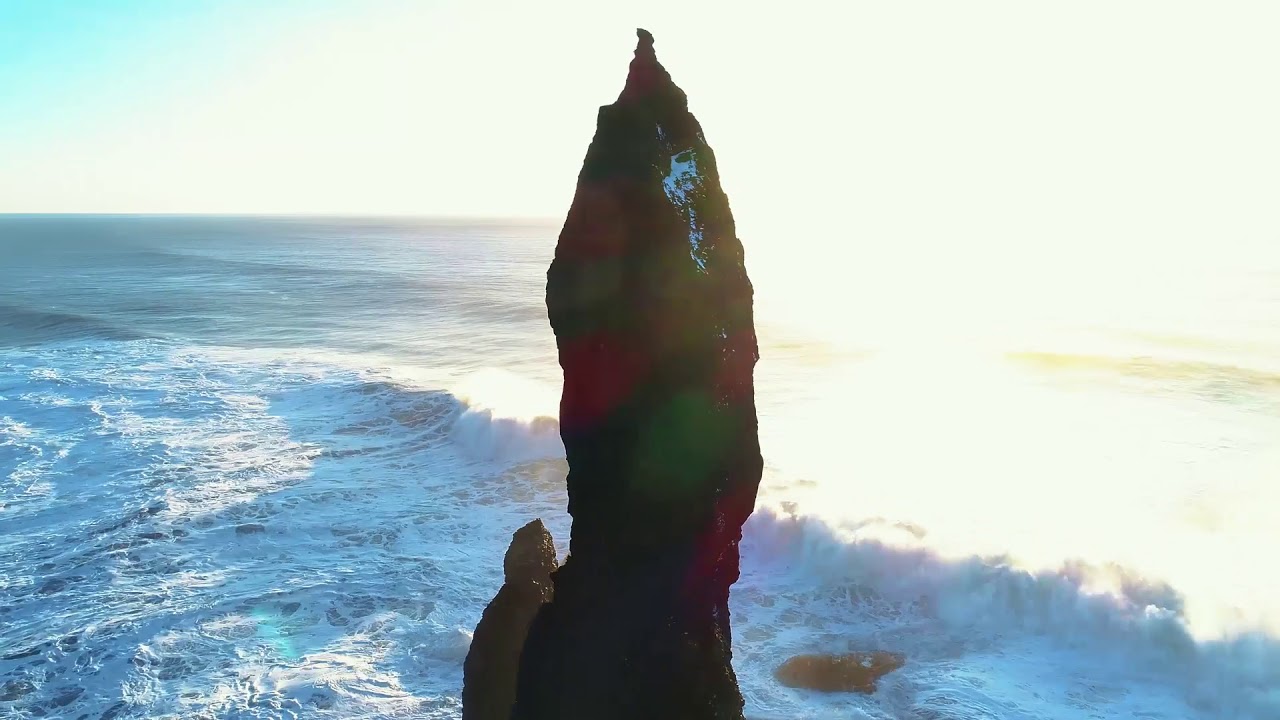 Reynisdrangar sea stacks - South Iceland in winter