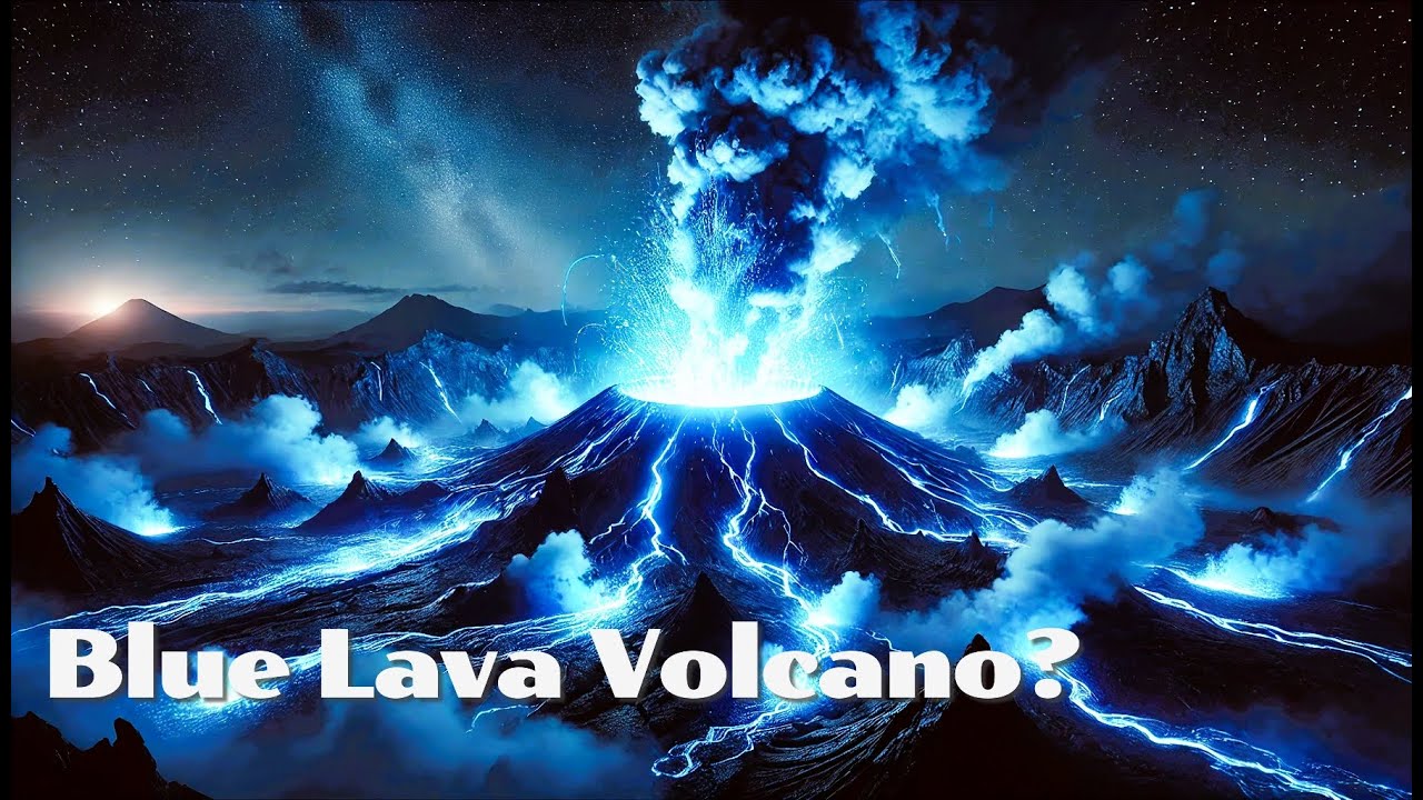 Blue lava? How is that even possible?